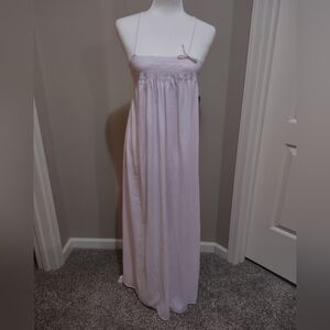 Val Mode Nylon Lace Nightgown Slip Dress Size Small NWT Vintage